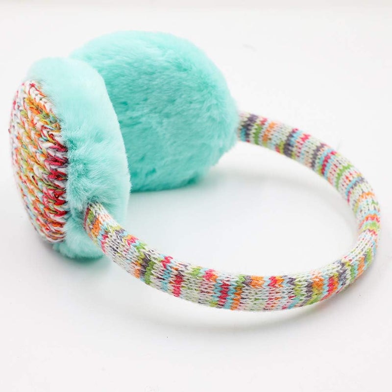 BUTITNOW Kids Knit Earmuffs Soft Plush Comfortable Winter Outdoor Ear Warmers for Boys Girls Age 4-16 Years - Image 3